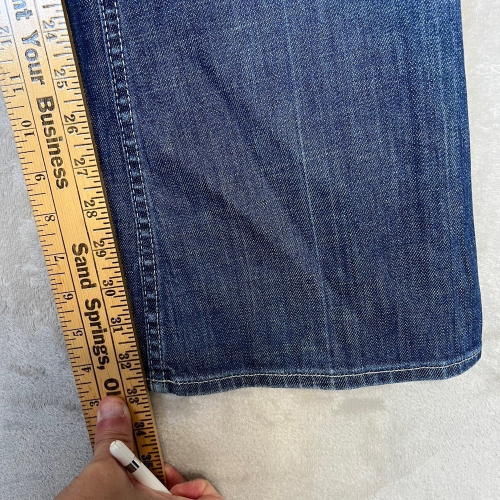 William Rast Savoy Trouser 27 x 33 Dark Evening Wash Flare HTF Vtg UL Rise OG - Picture 9 of 12
